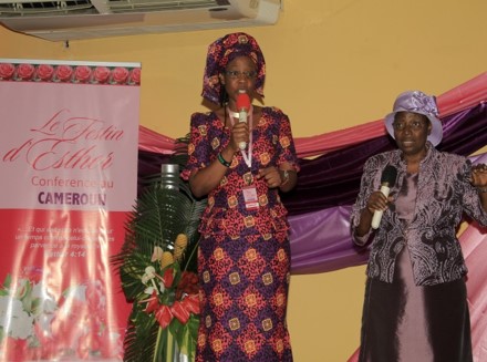 Mummy Odeyemi (right) and Sandrine Talla (left)